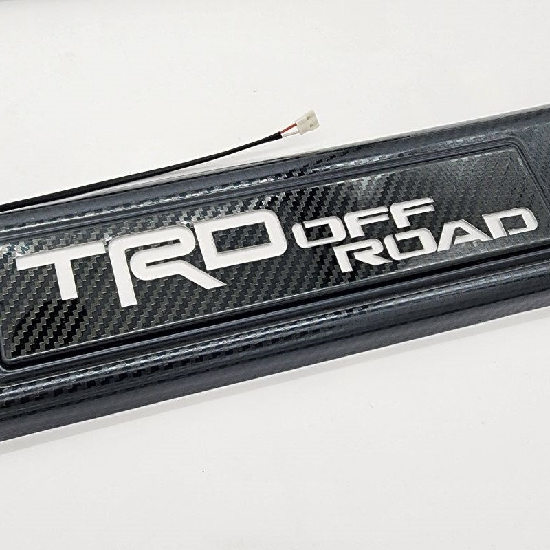 Door Sill Lights - Carbon Fiber For Toyota Tacoma 2016-2023